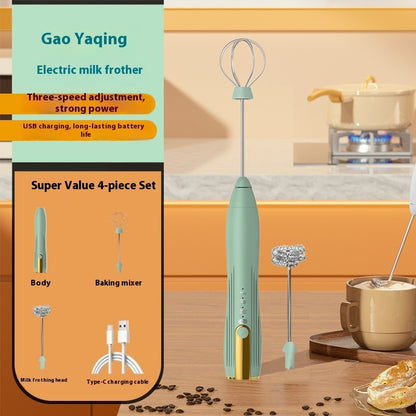 Milk Frother Coffee Blender Handheld Electric Stirring Rod