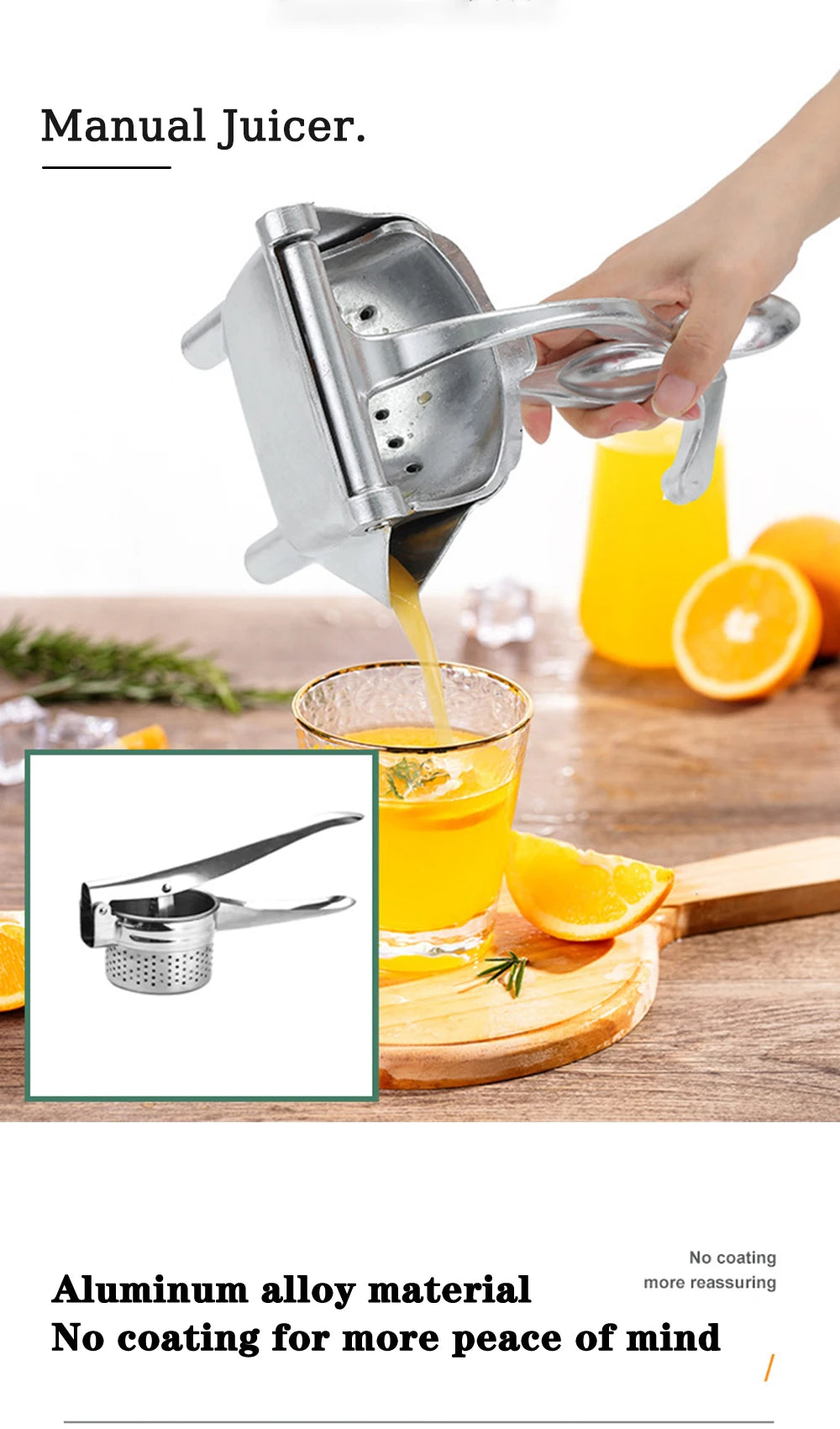 Manual Citrus & Fruit Juicer
