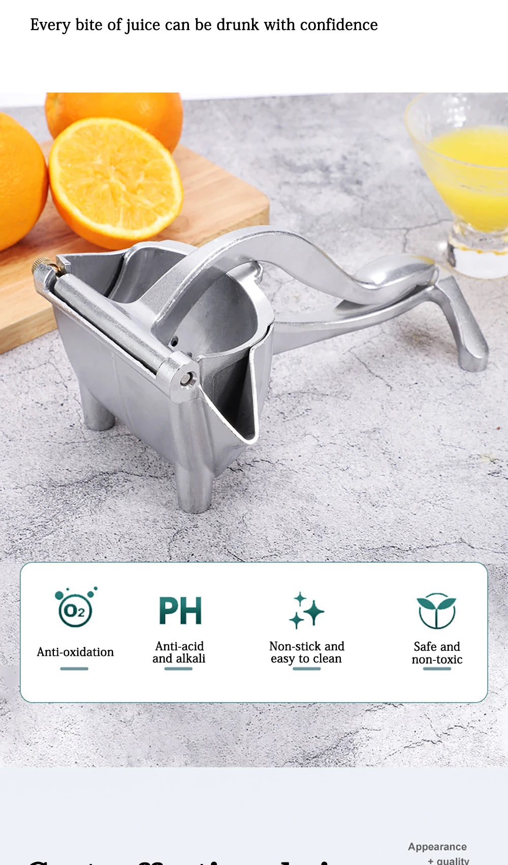 Manual Citrus & Fruit Juicer