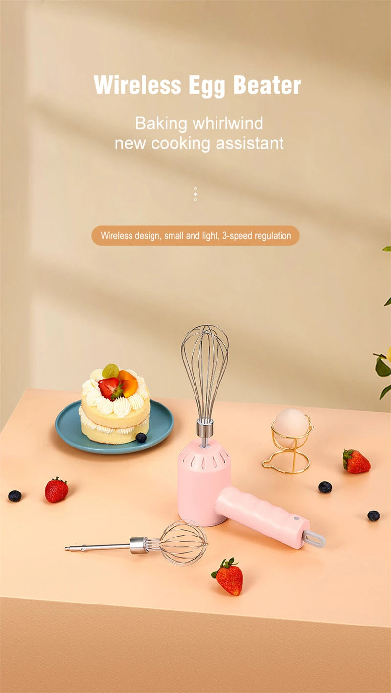 Wireless Electric Hand Mixer