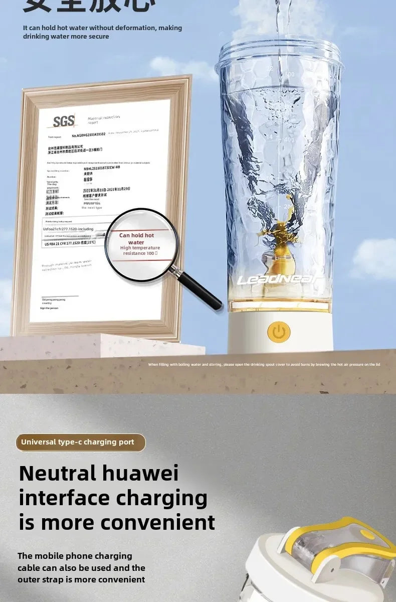 Automatic Electric Shaker Bottle