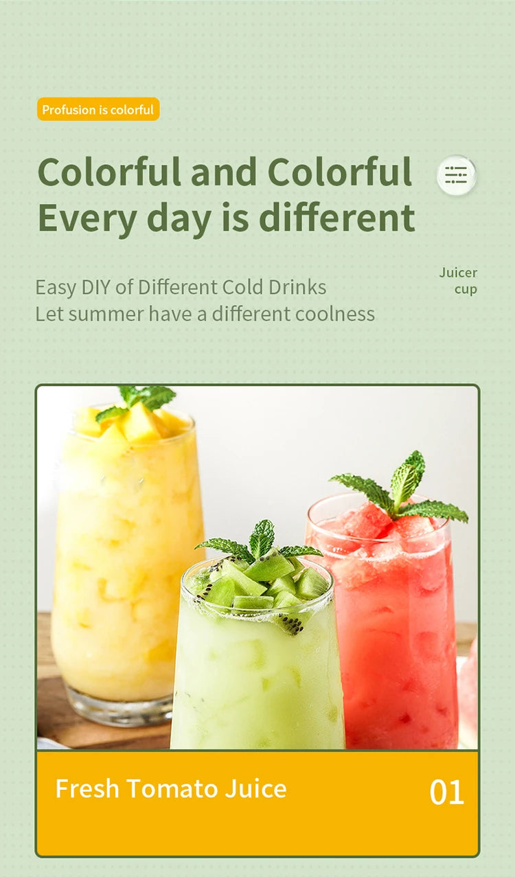 Portable Mini Electric Blender