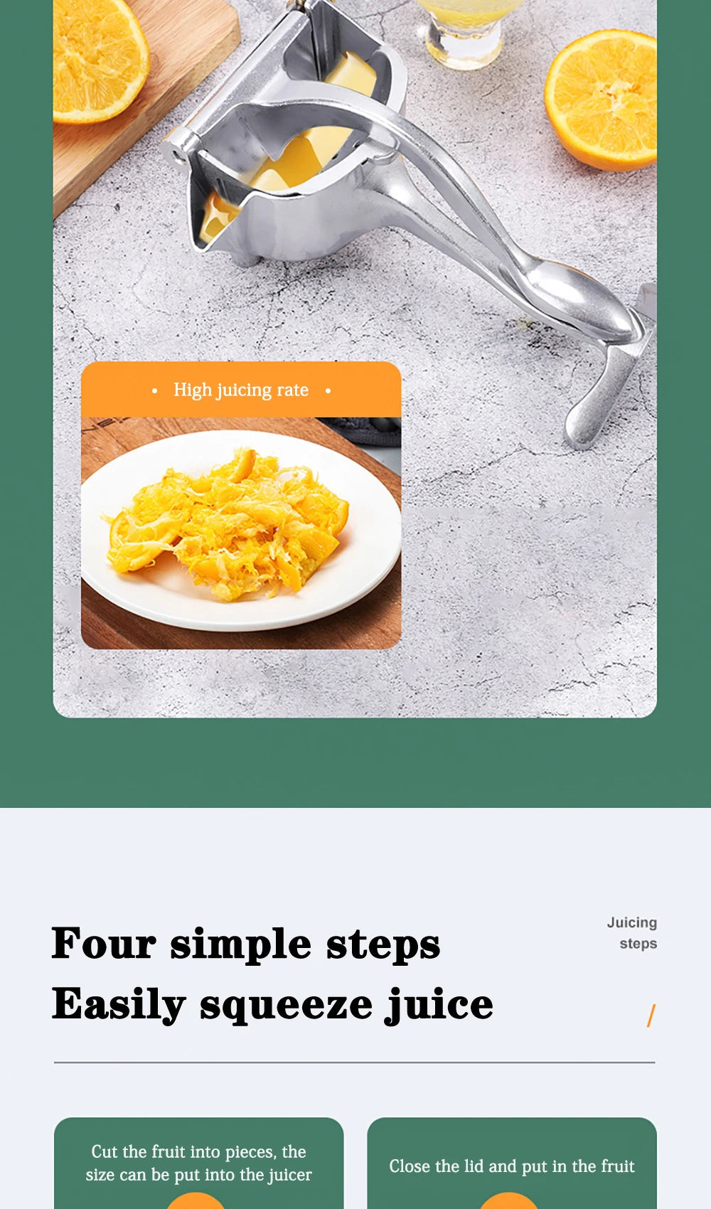 Manual Citrus & Fruit Juicer