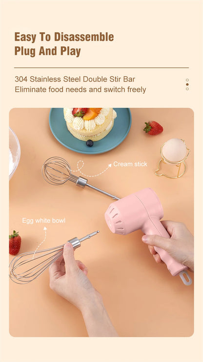 Wireless Electric Hand Mixer