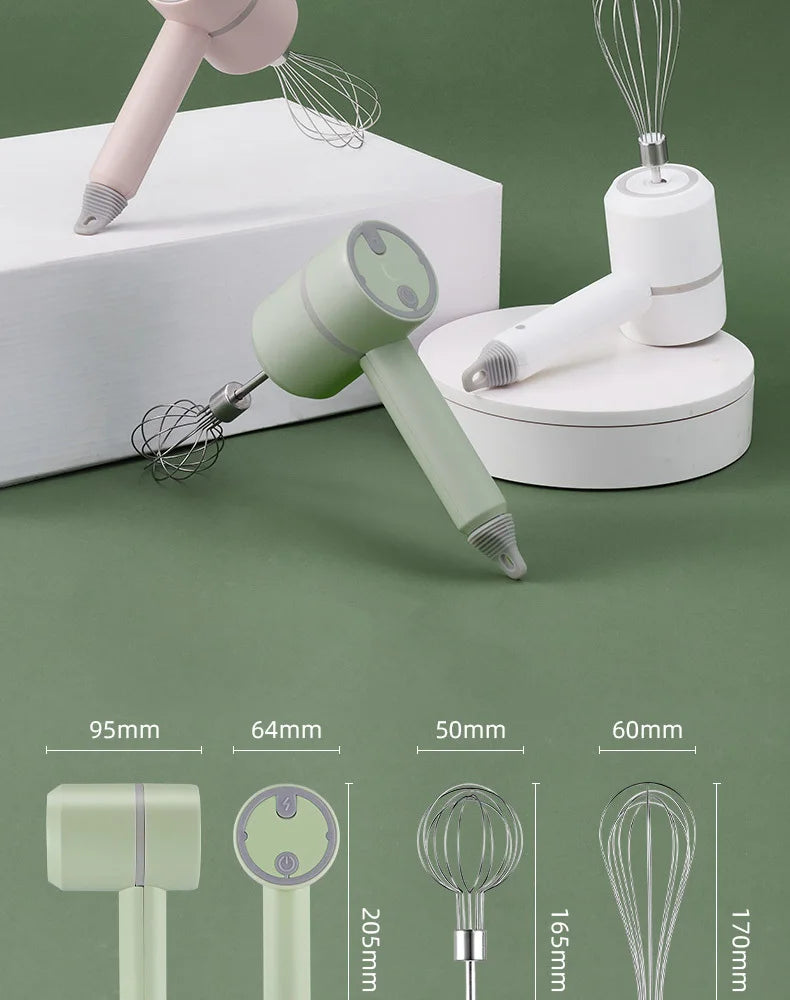 Cordless USB Electric Hand Mixer