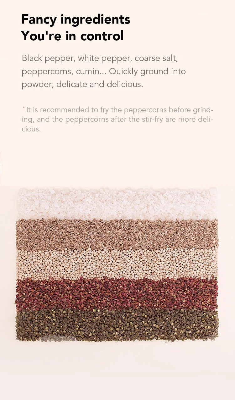 Electric Pepper & Salt Grinder