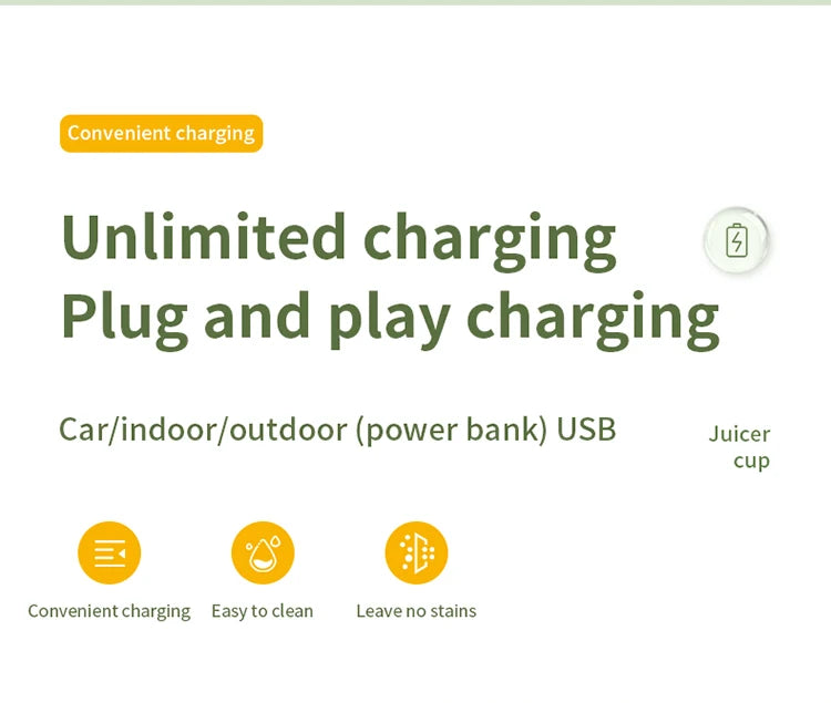 Portable Mini Electric Blender