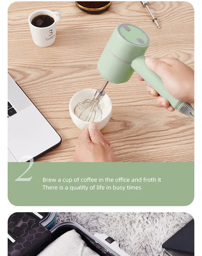Cordless USB Electric Hand Mixer