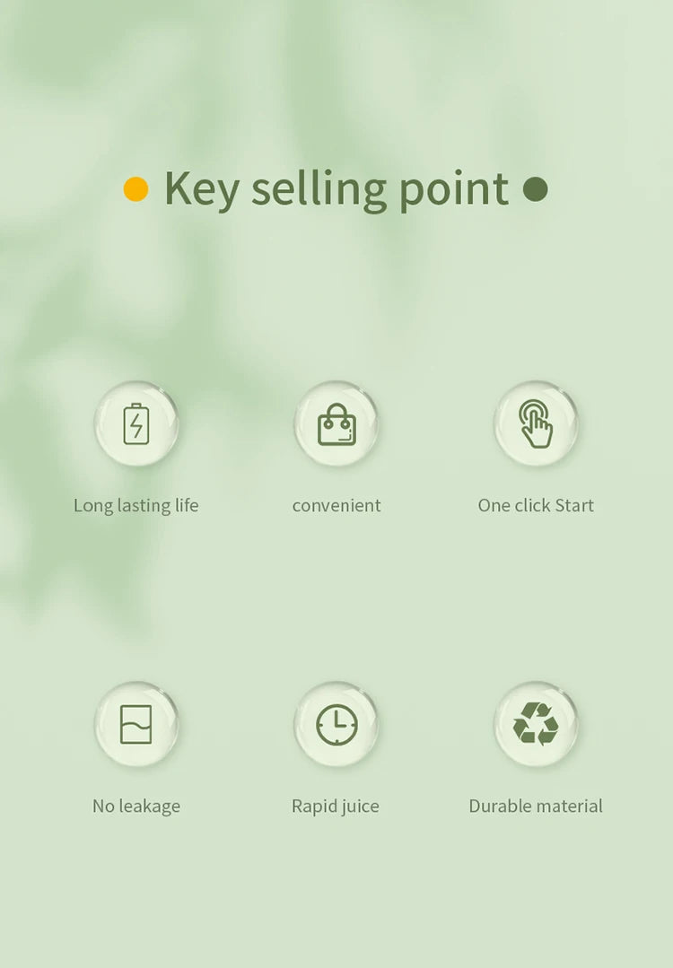 Portable Mini Electric Blender