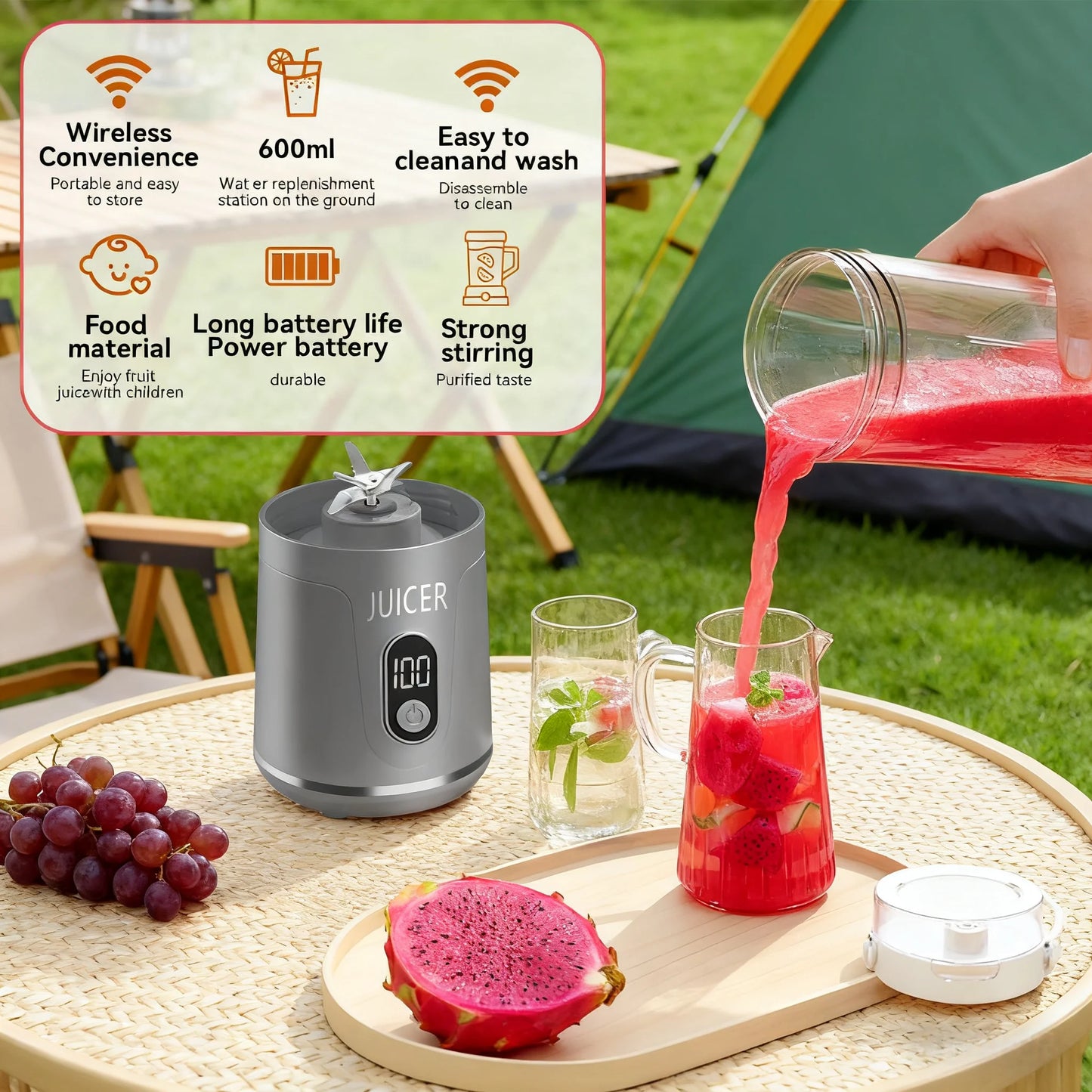 Portable USB Personal Blender