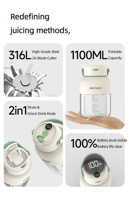 Portable USB Fruit Blender