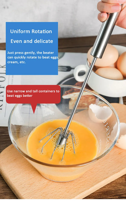 Manual Stainless Steel Egg Beater