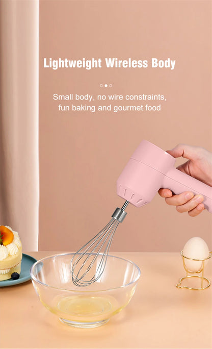 Wireless Electric Hand Mixer