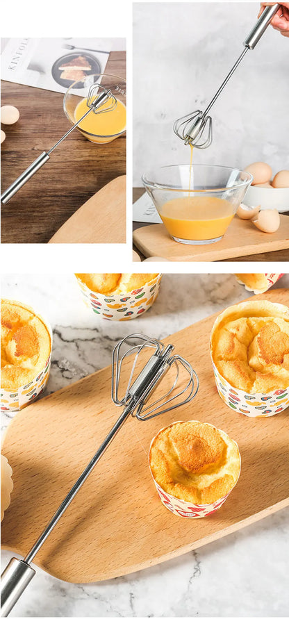 Manual Stainless Steel Egg Beater