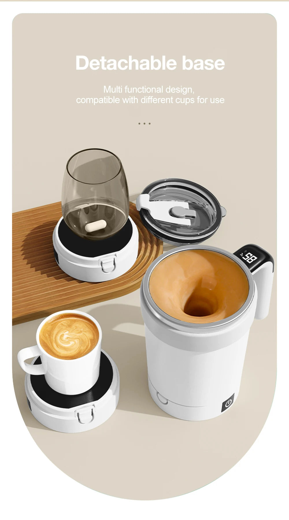 Automatic Magnetic Stirring Mug