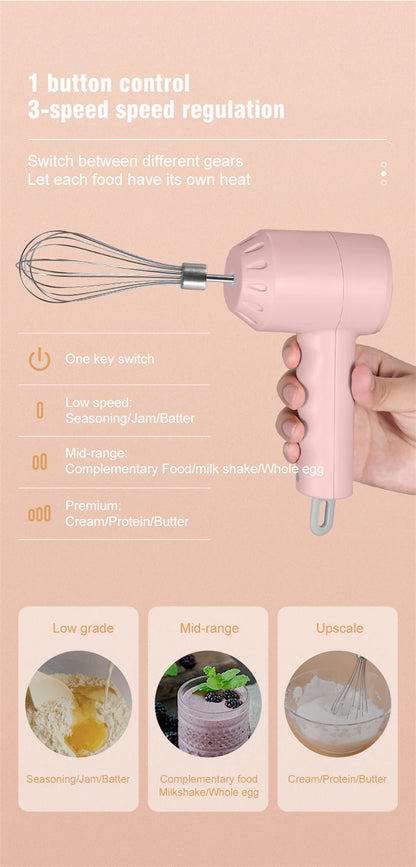 Wireless Electric Hand Mixer