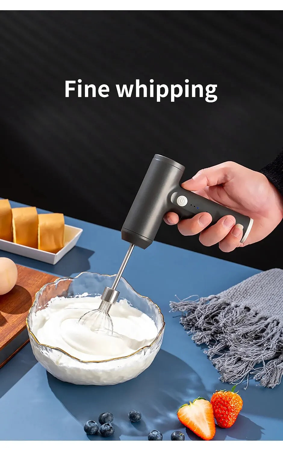 Wireless Electric Hand Mixer