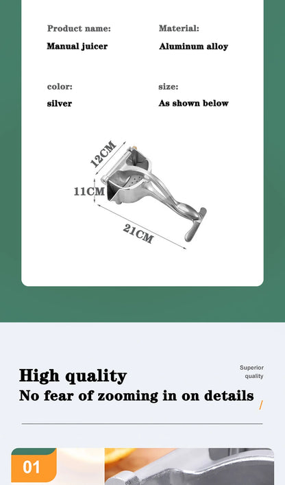 Manual Citrus & Fruit Juicer