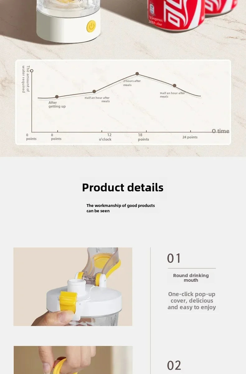 Automatic Electric Shaker Bottle