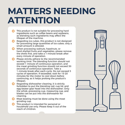 4-in-1 Hand Immersion Blender