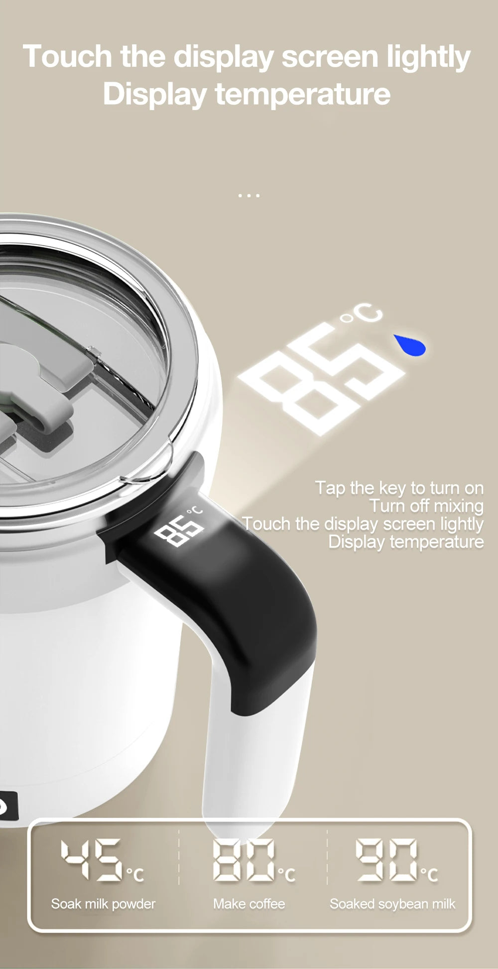 Automatic Magnetic Stirring Mug