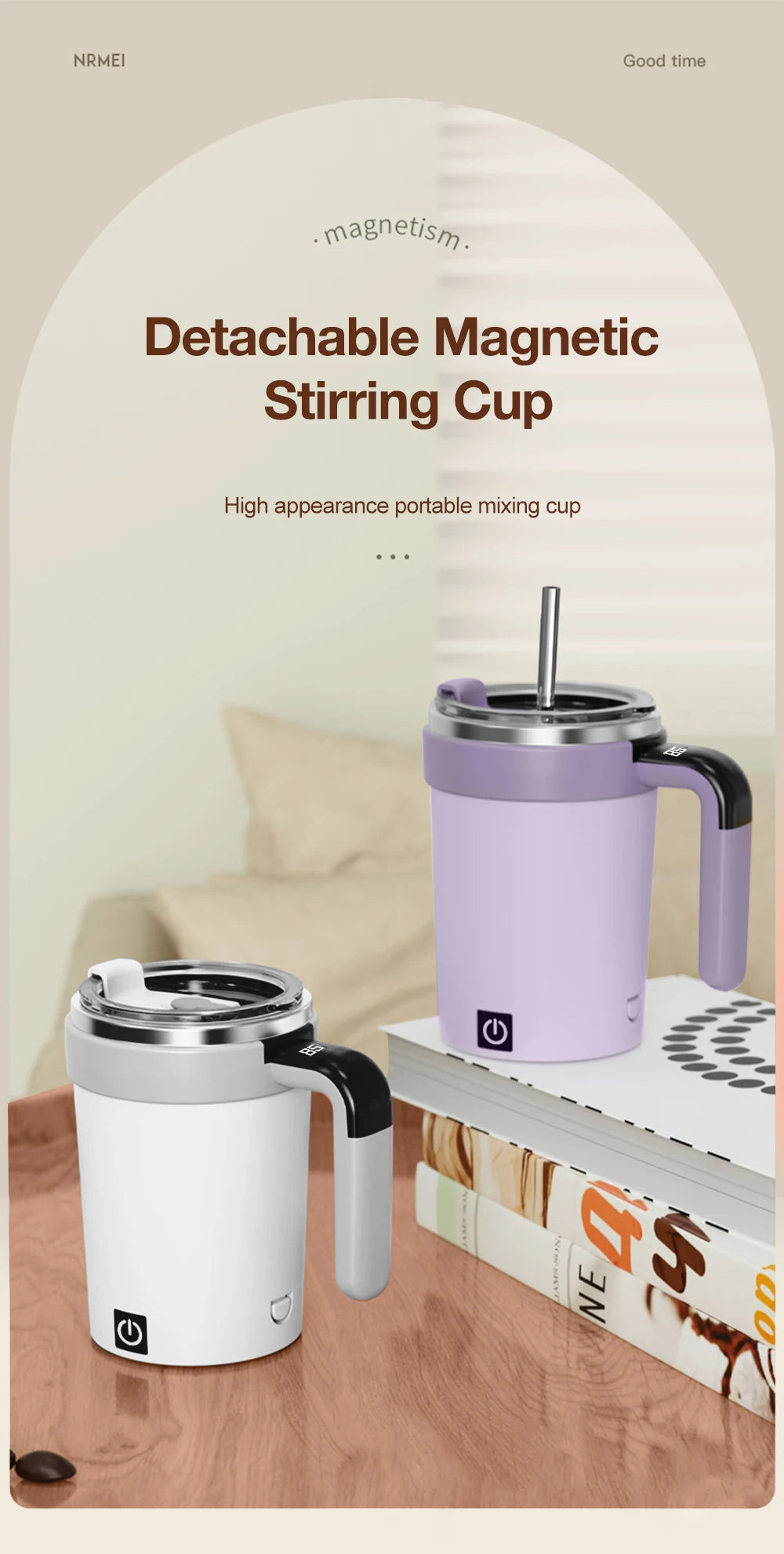 Automatic Magnetic Stirring Mug