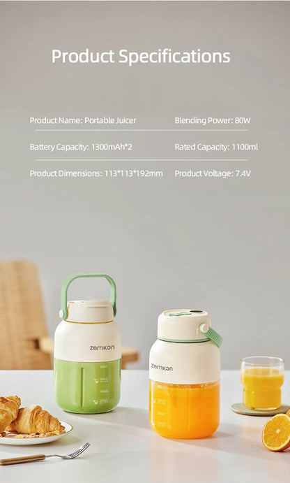 Portable USB Fruit Blender