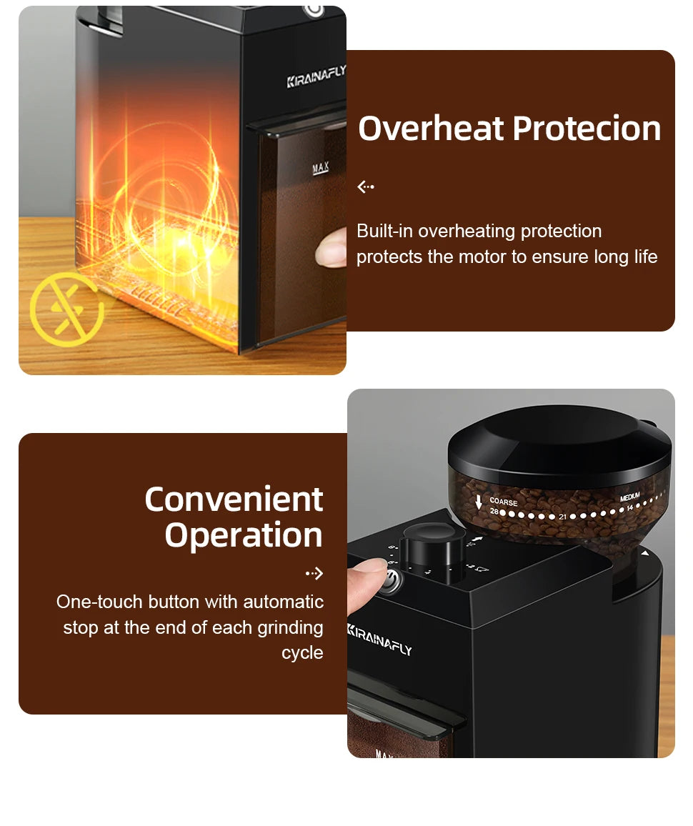 Electric Adjustable Spice Grinder