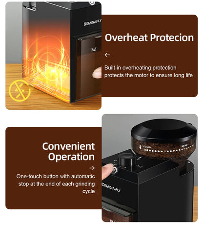 Electric Adjustable Spice Grinder