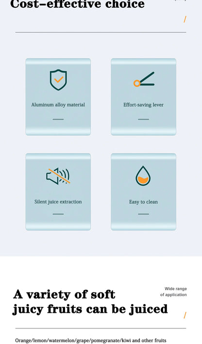 Manual Citrus & Fruit Juicer