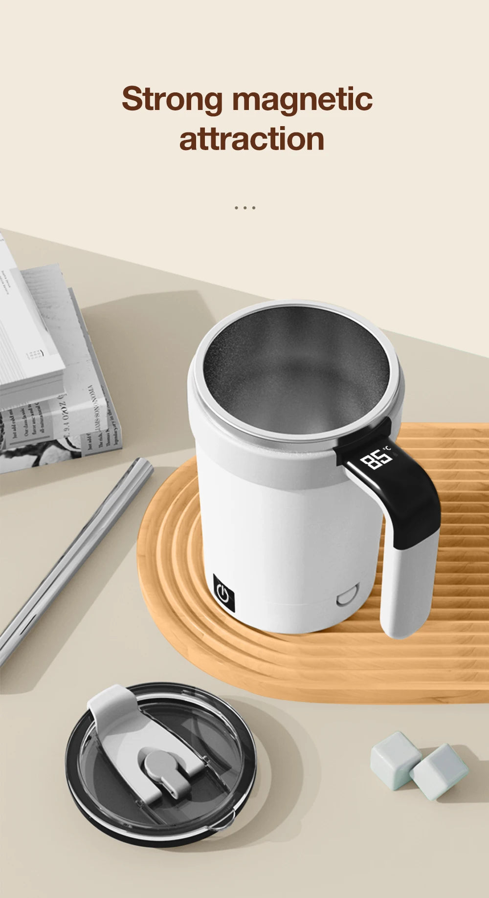 Automatic Magnetic Stirring Mug