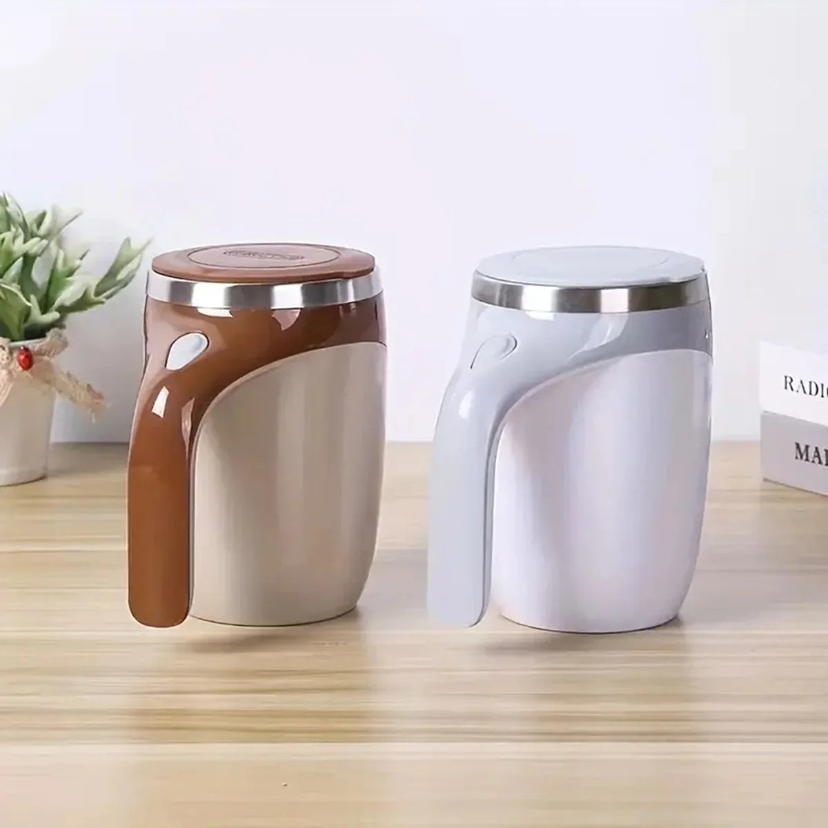 Rechargeable Self-Stirring Coffee Cup