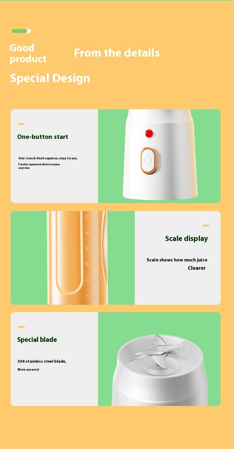 Portable Charging Mini Juice Cup Household Multi-function